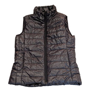 Women's ACTIVE USA Black Puffer Vest M Barely Worn